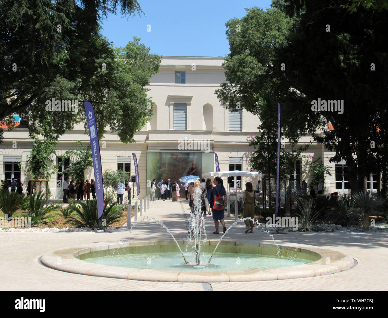 26 August 2019, France (France), Montpellier: The hotel of the collection. collections of private art lovers, companies, artists and also public institutions, which will preferably be shown for the first time. In times of scarce financial resources, museums are increasingly showing the art treasures of private collectors. (to dpa 'Montpellier dares controversial concept: a museum for private collectors') Photo: Sabine Glaubitz/dpa Stock Photo