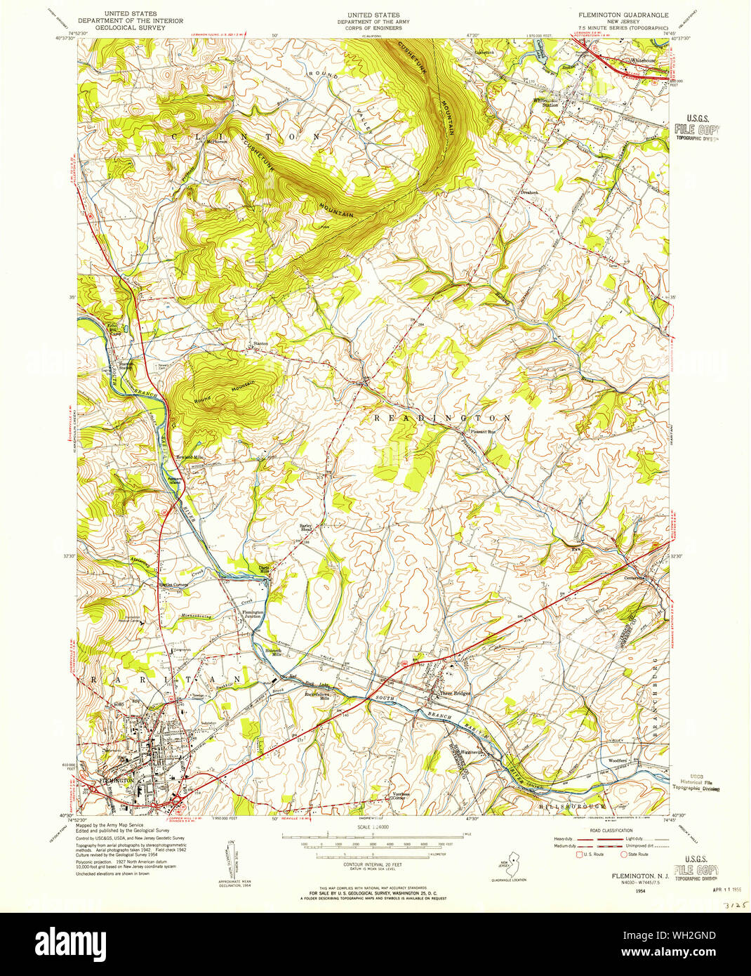 Flemington map hires stock photography and images Alamy