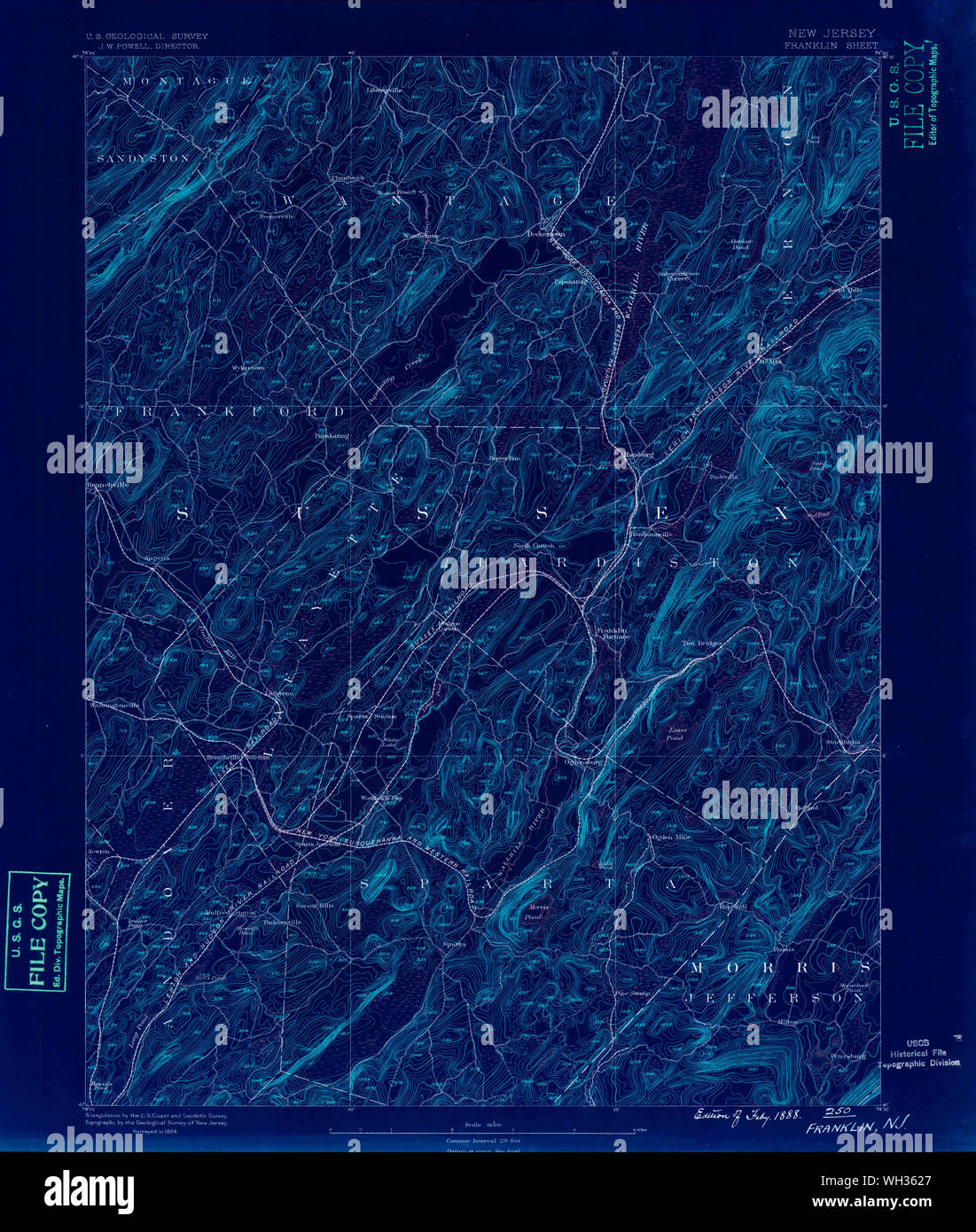 Map of franklin new jersey hires stock photography and images Alamy