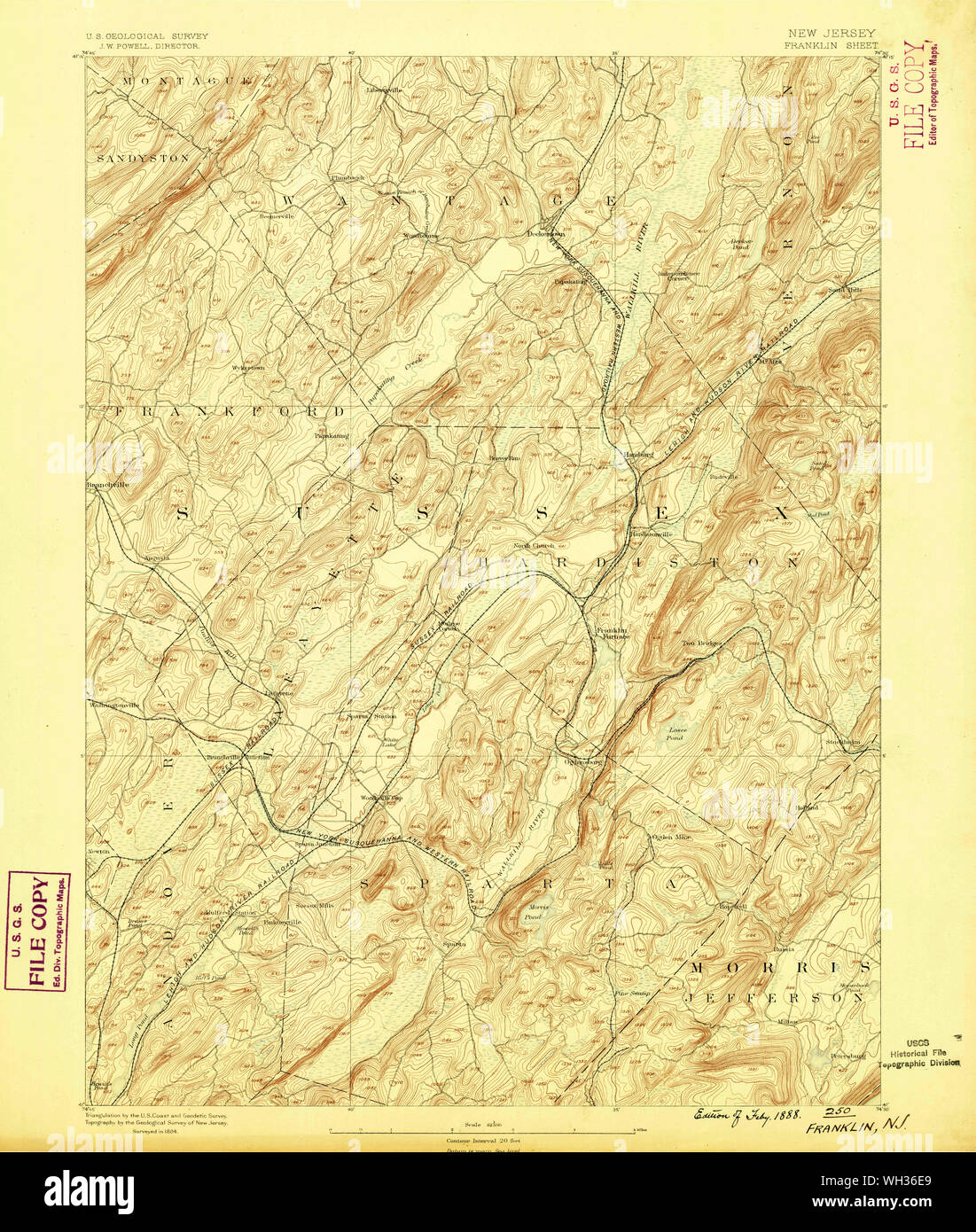 Map of franklin new jersey hires stock photography and images Alamy