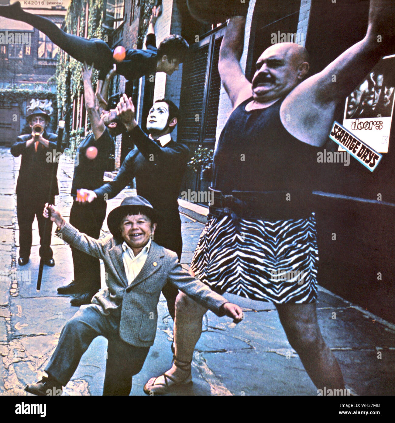 The Doors - original vinyl album cover - Strange Days. - 1967 Stock Photo