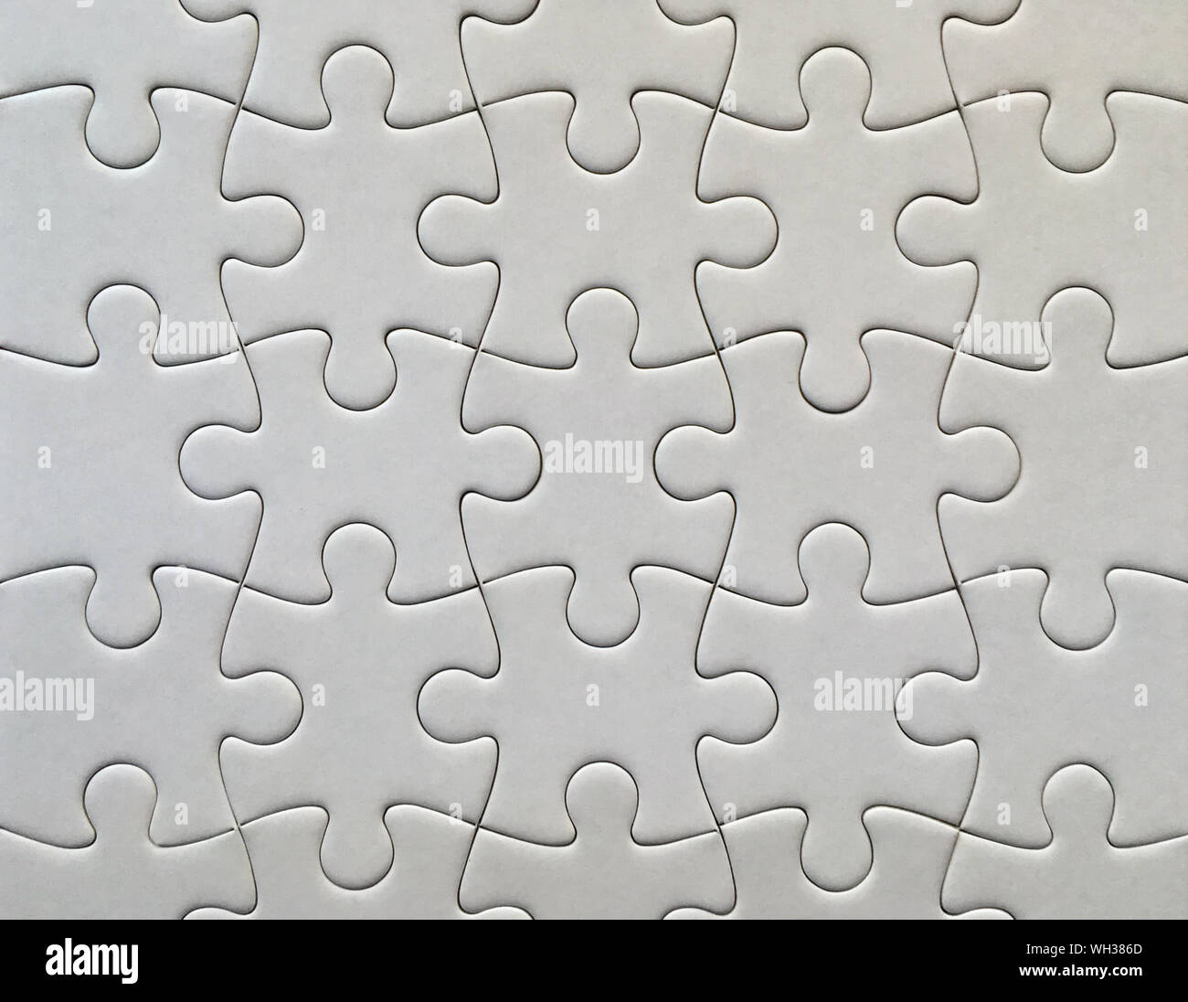 Full Frame Shot Of Blank Jigsaw Puzzle Stock Photo - Alamy