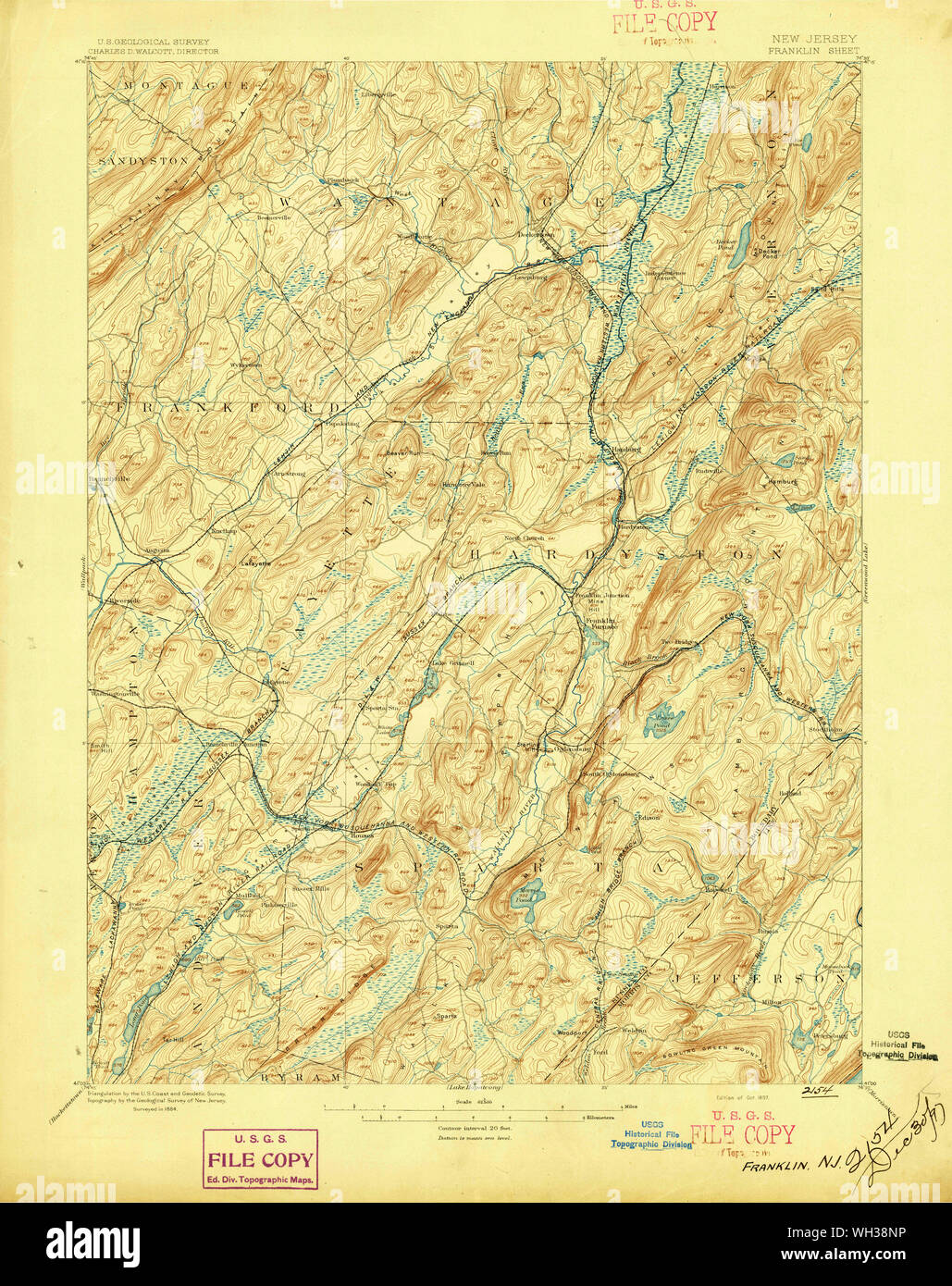 Map of franklin new jersey hires stock photography and images Alamy