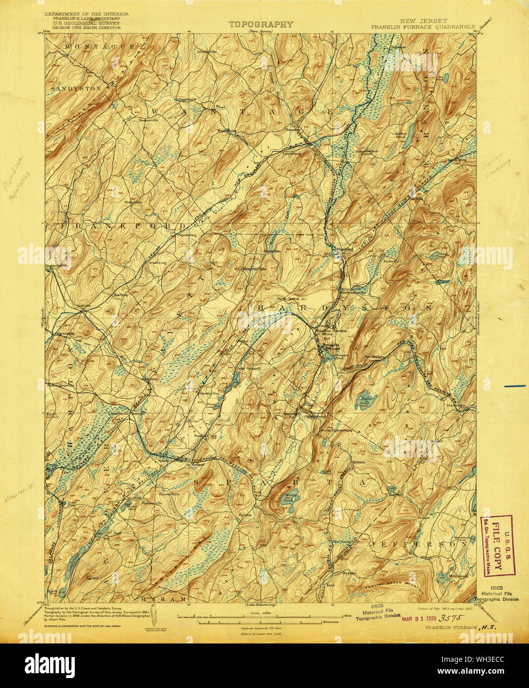 Map of franklin new jersey hires stock photography and images Alamy