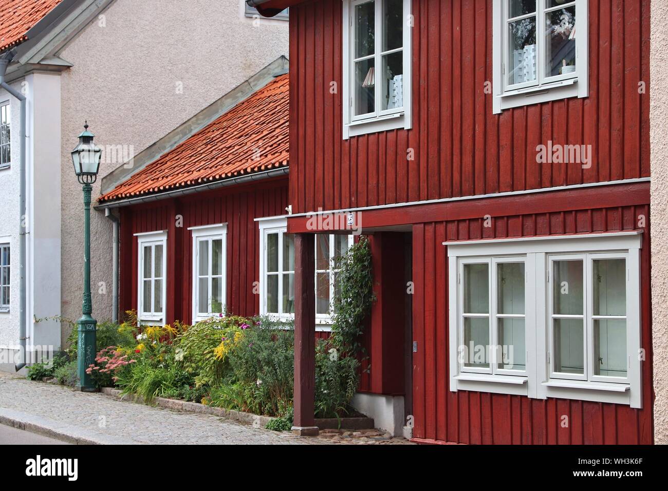 LINKOPING, SWEDEN AUGUST 25, 2018 Old architecture of