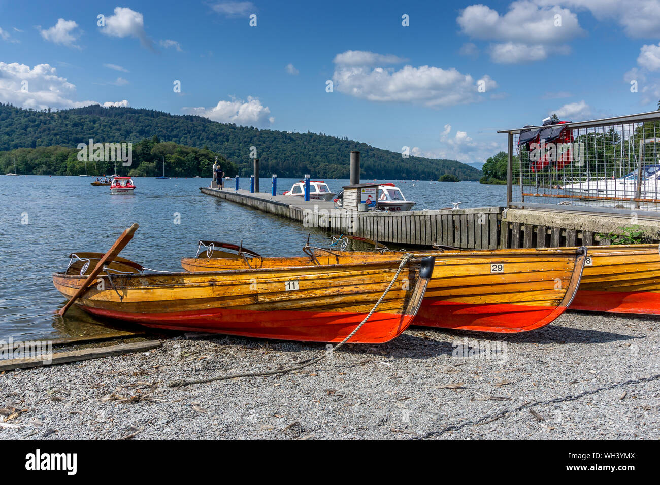 Rowing Boats, Lake Windermere, Bowness on Windermere, Cumbria, England
