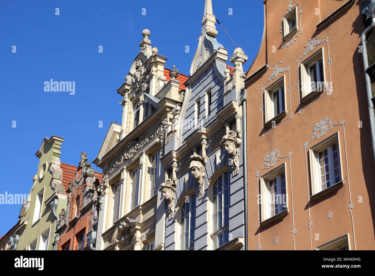 Poland - Gdansk city (also know nas Danzig) in Pomerania region. Famous ...