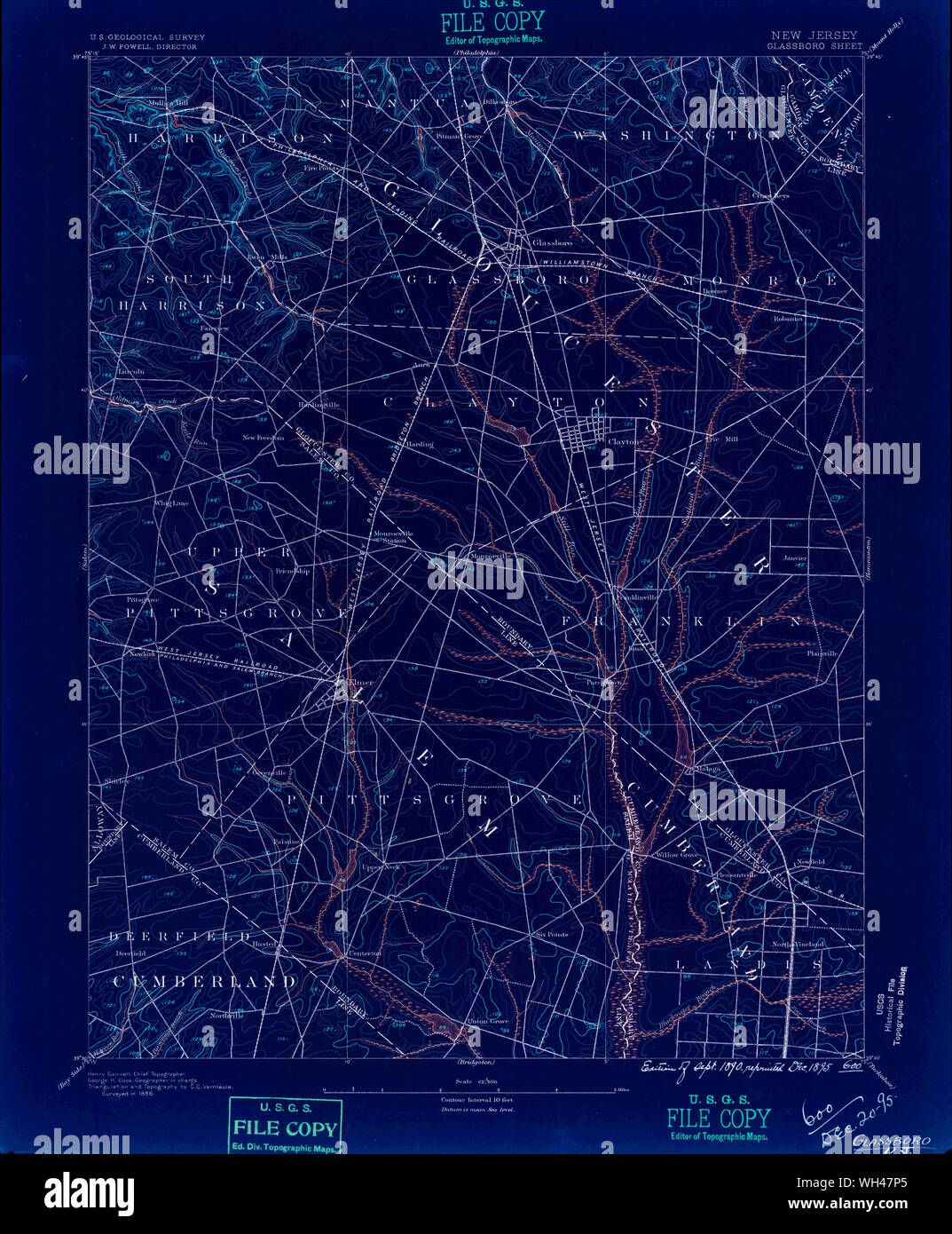 Map of glassboro hires stock photography and images Alamy