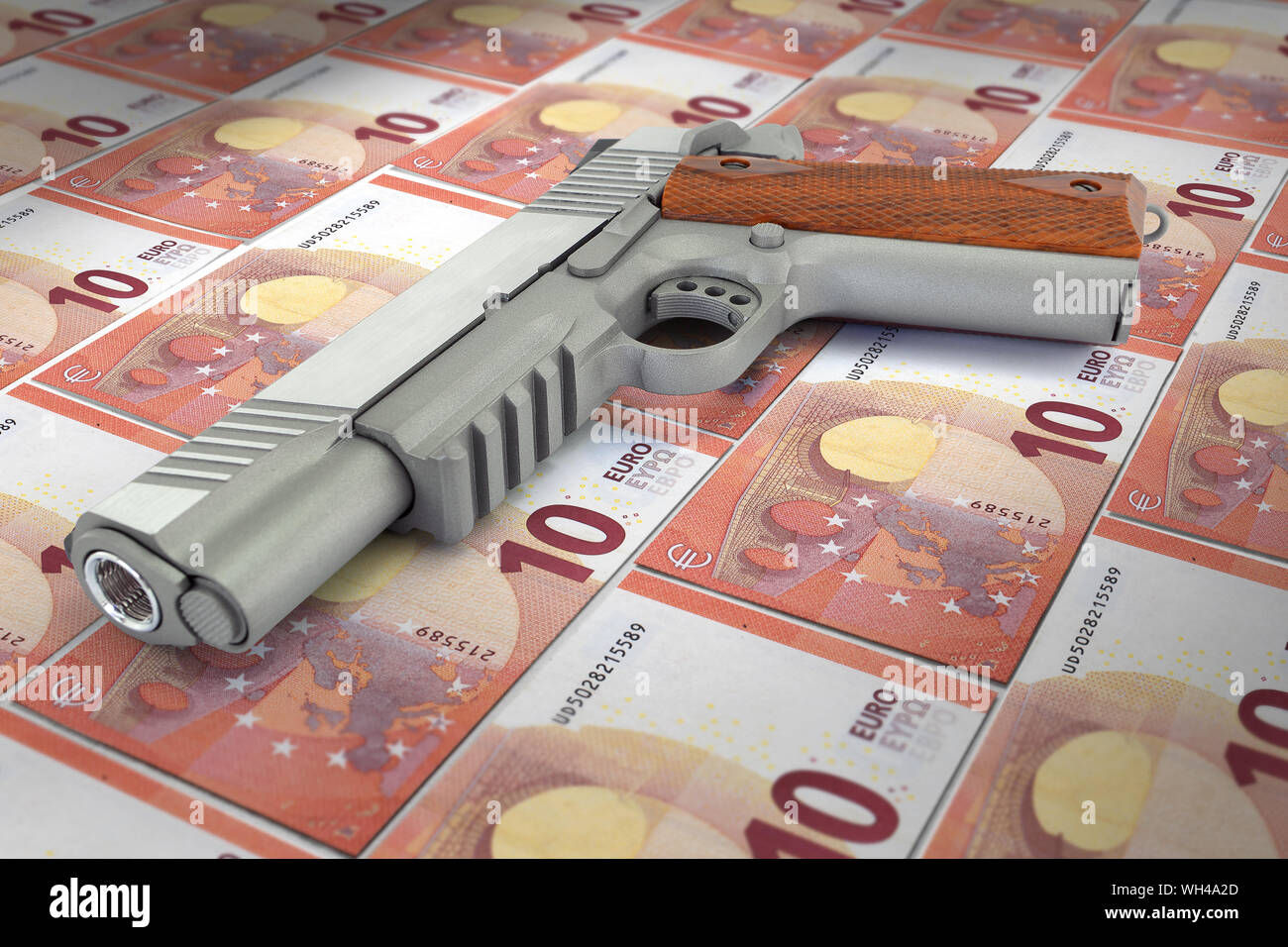 Billet de banque en planche web design graphique graphiste site internet monnaie business finances Stock Photo
