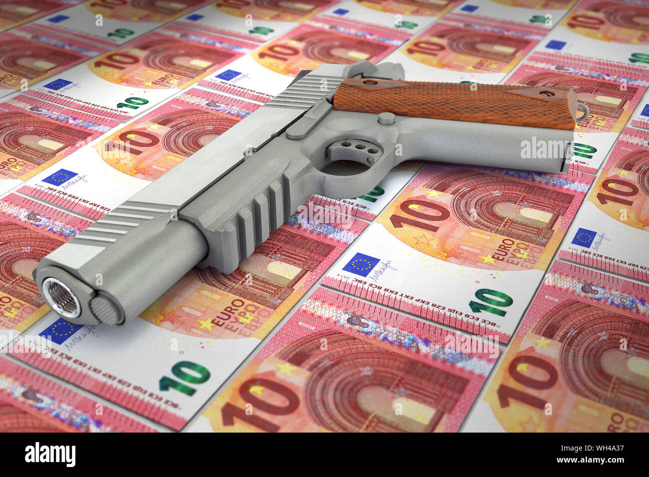 Billet de banque en planche web design graphique graphiste site internet monnaie business finances Stock Photo