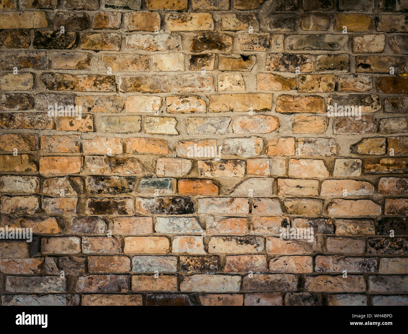 Background of old vintage brick wall Stock Photo - Alamy