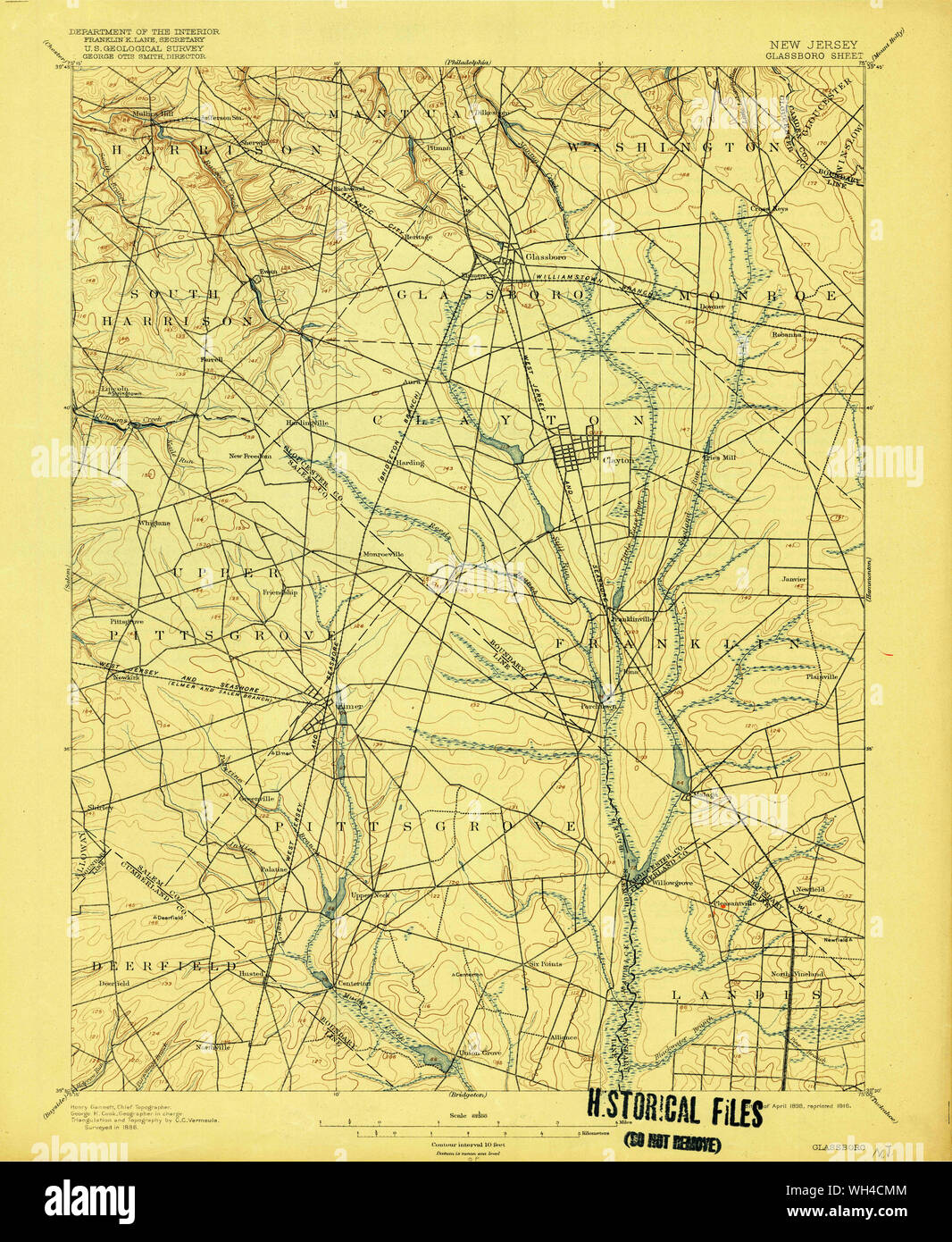 Map of glassboro hires stock photography and images Alamy
