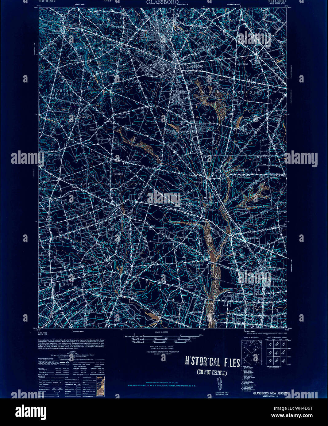 Map of glassboro hires stock photography and images Alamy