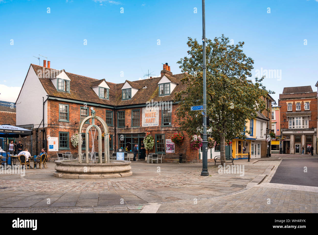 Salisbury Square, Hertford Stock Photo