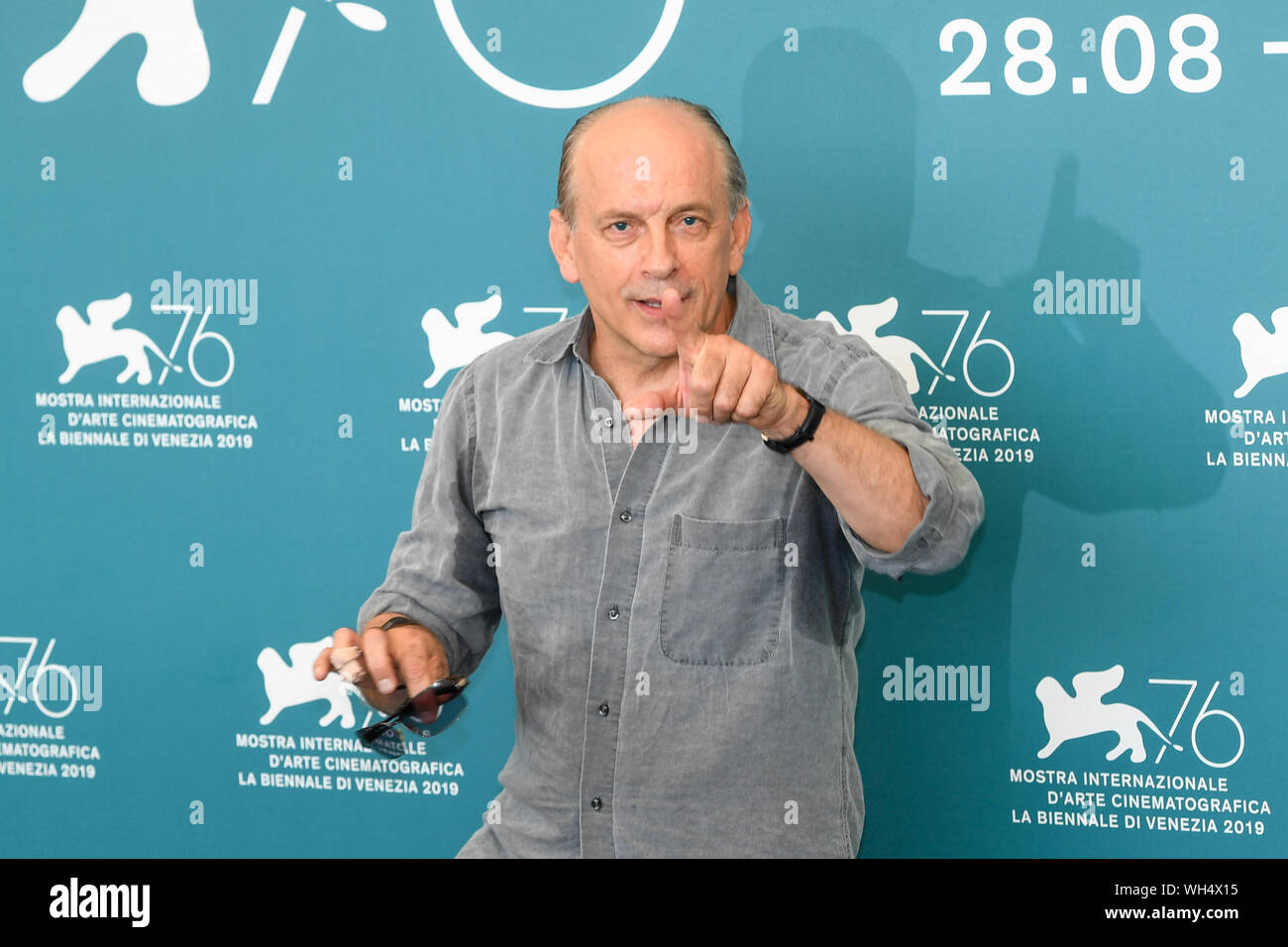 VENICE, Italy. 01st Sep, 2019. Tomas Arana attends a photocall for the World Premiere of The New Pope during the 76th Venice Film Festival at Palazzo del Cinema on September 01, 2019 in Venice, Italy. Credit: Roberto Ricciuti/Awakening/Alamy Live News Stock Photo