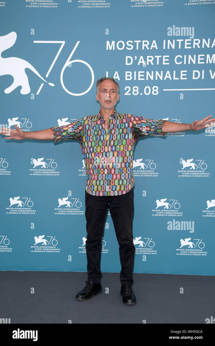 Venezia, Italy. 02nd Sep, 2019. 76th Venice Film Festival 2019, Photocall  film 'Effetto domino'. Pictured: Alessandro Rossetto Credit: Independent  Photo Agency/Alamy Live News Stock Photo - Alamy