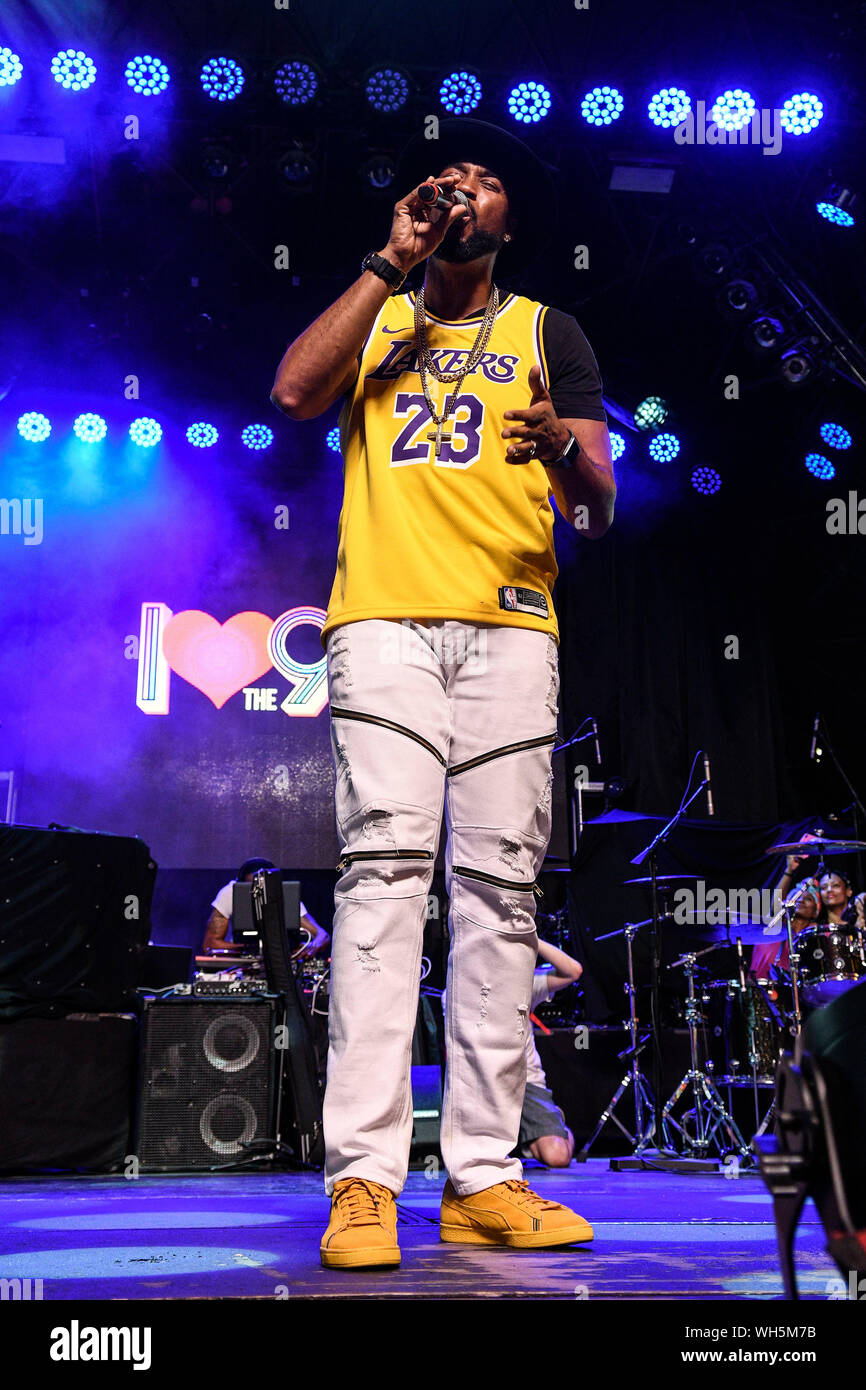 Las Vegas, NV, USA. 1st Sep, 2019. Montell Jordan pictured as Fremont  Street Experience Celebrates Labor Day Weekend during the I Love The 90's  Downtown Rocks Concert Series in Las Vegas on