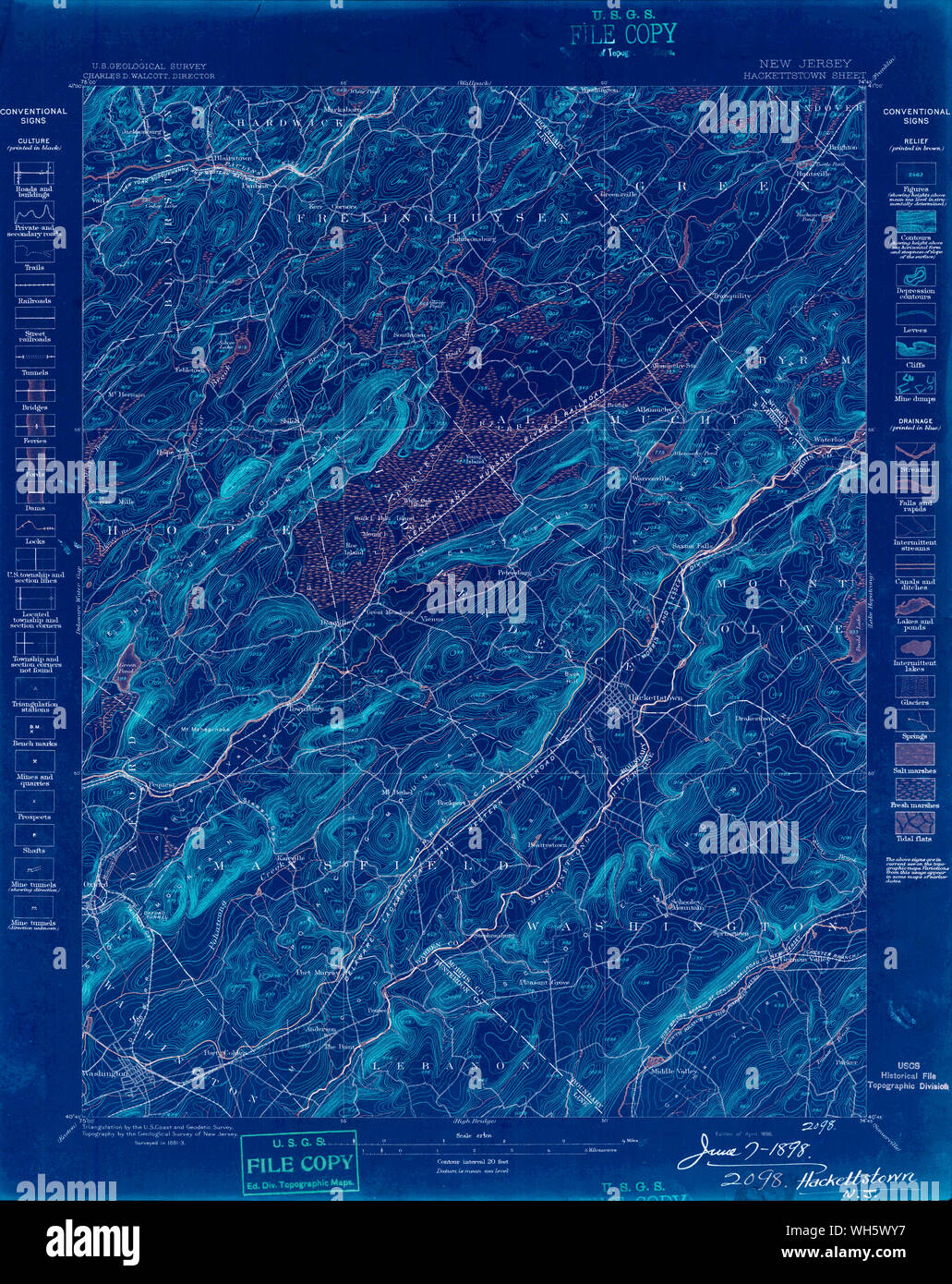 Map of hackettstown hires stock photography and images Alamy