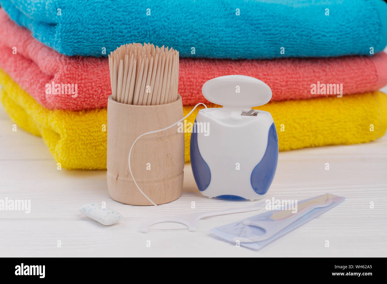 Dental hygiene background Stock Photo - Alamy