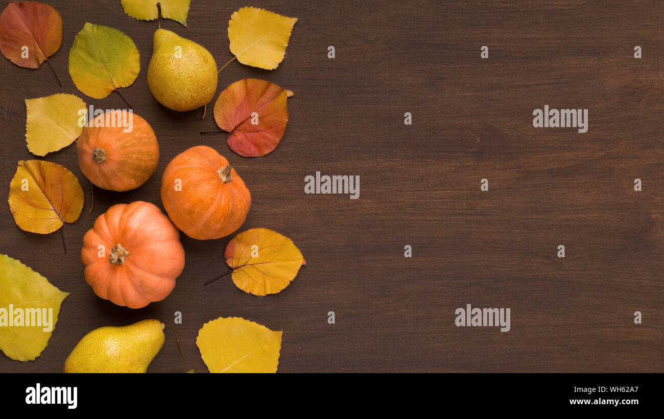 3D Rose Large Orange Pumpkin with Golden Grunge and Autumn Maple Leaves Ceramic Tile Multicolor