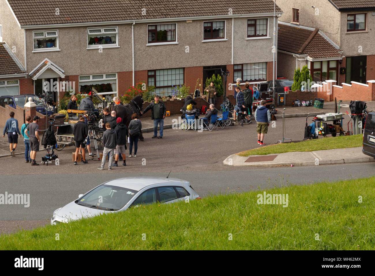 Cork, Ireland, 2nd September 2019. The Young Offenders Filming in Cork