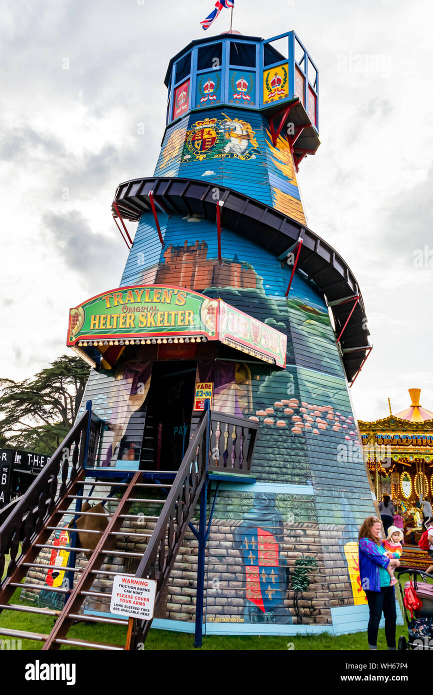 Chatsworth House Country Fair Fairground Rides ,Galllopers,Helter ...