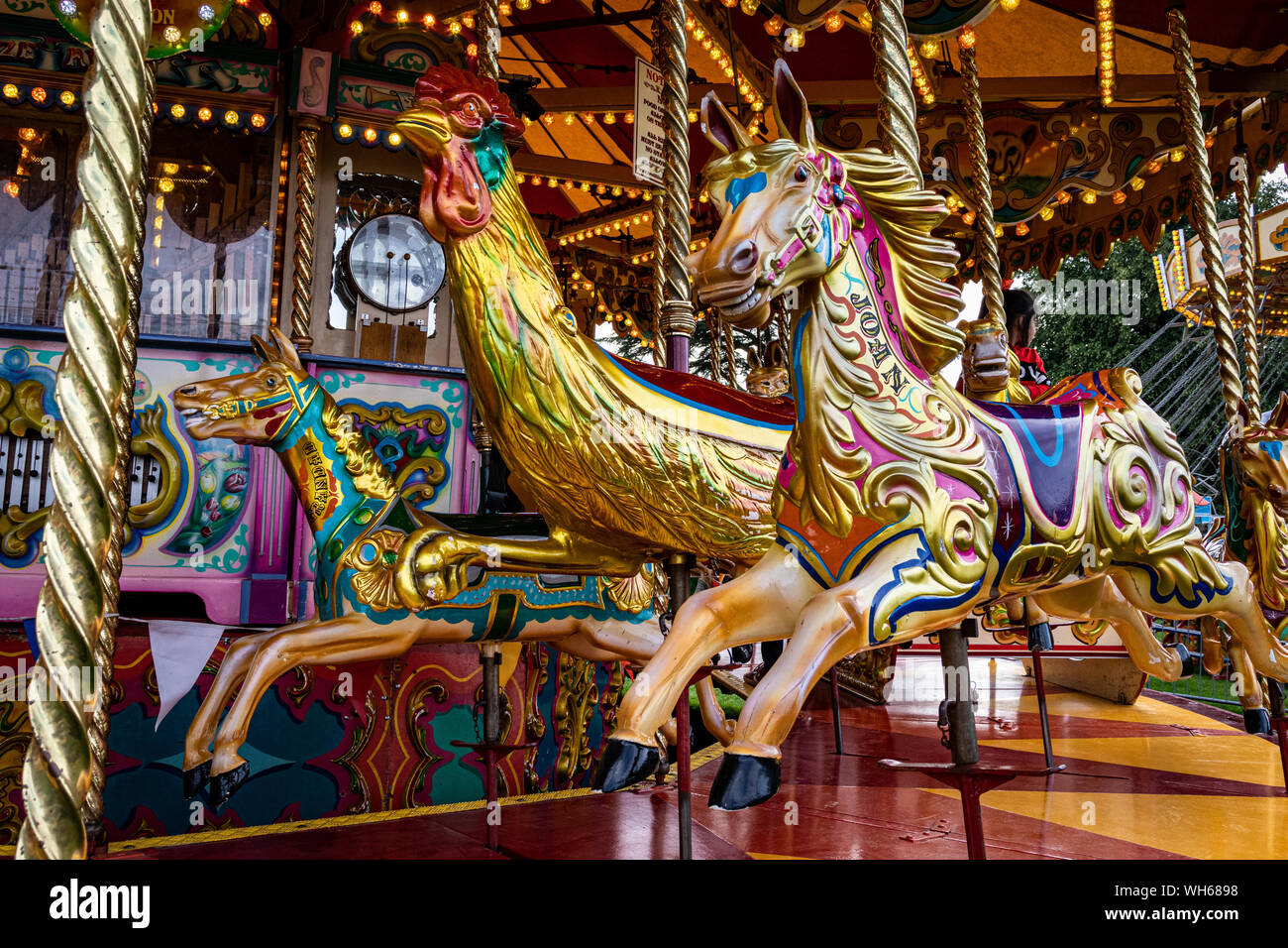 Gallopers Fairground Ride Fairground operators hi-res stock photography and images - Alamy