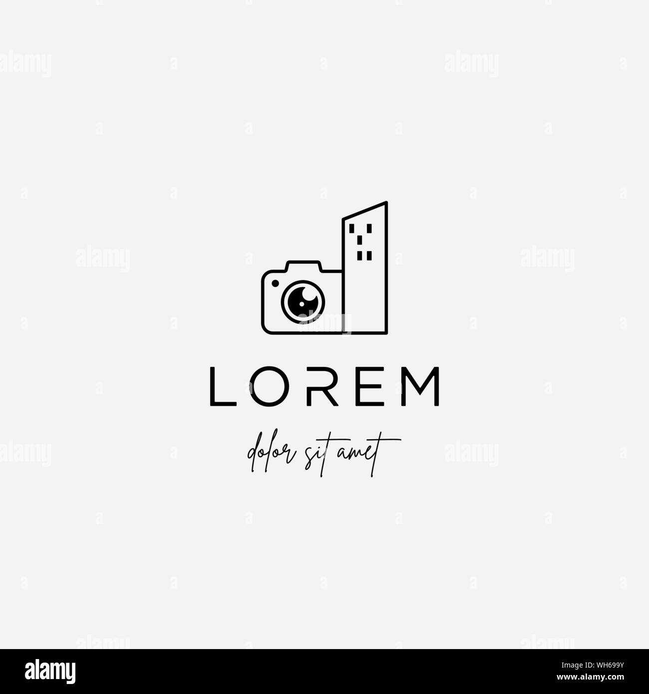 Camera Leaf Logo Template Design Vector Icon Stock Vector Image & Art ...