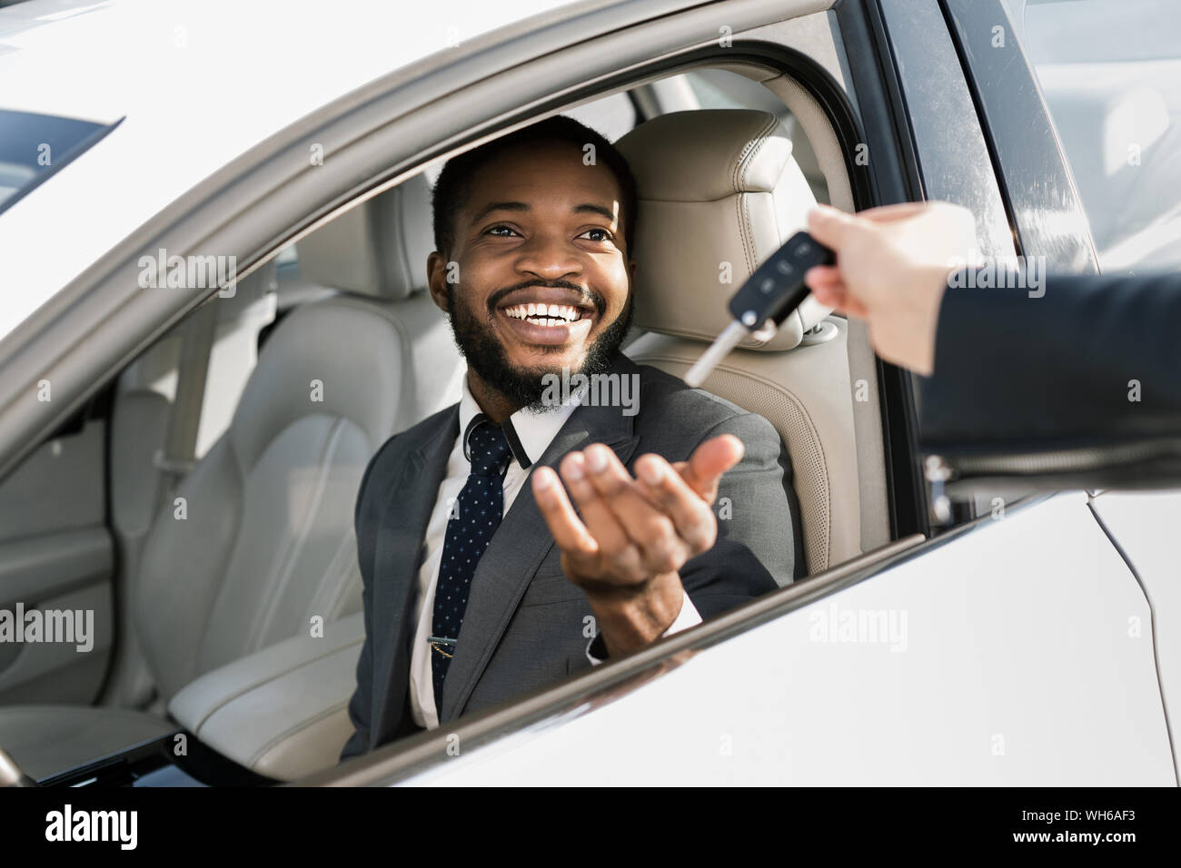 Test drive new car hires stock photography and images Alamy
