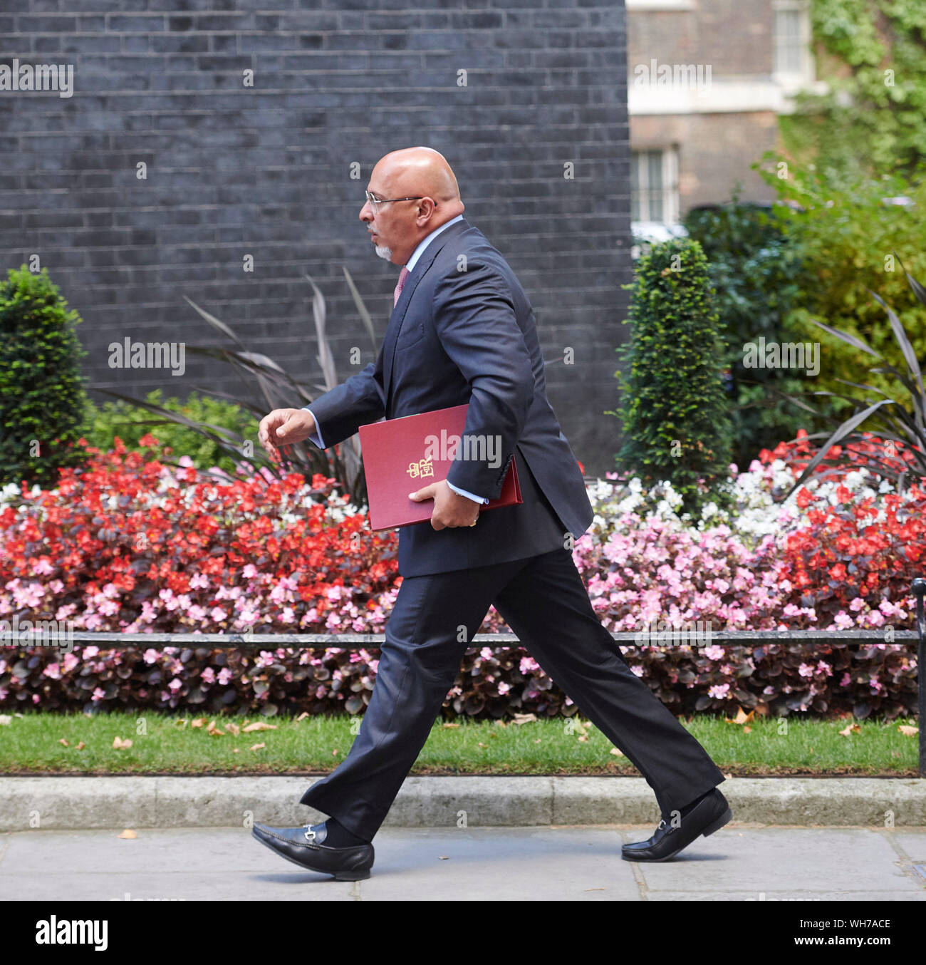 London, UK. 2nd September 2019.  Nadhim Zahawi, Conservative MP, arrives at No10 Downing Street. Credit: Thomas Bowles/Alamy Live News Stock Photo