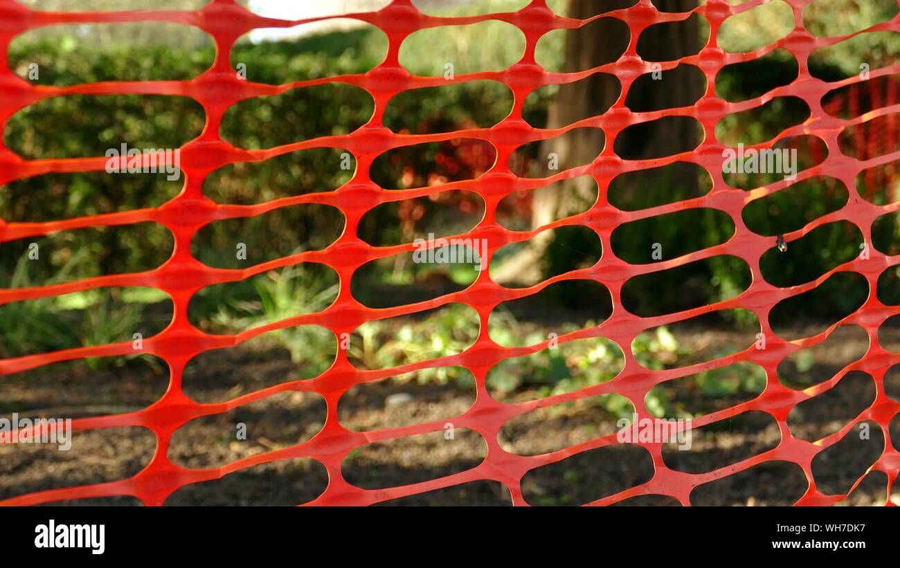 Full Frame Shot Of Red Tape Stock Photo