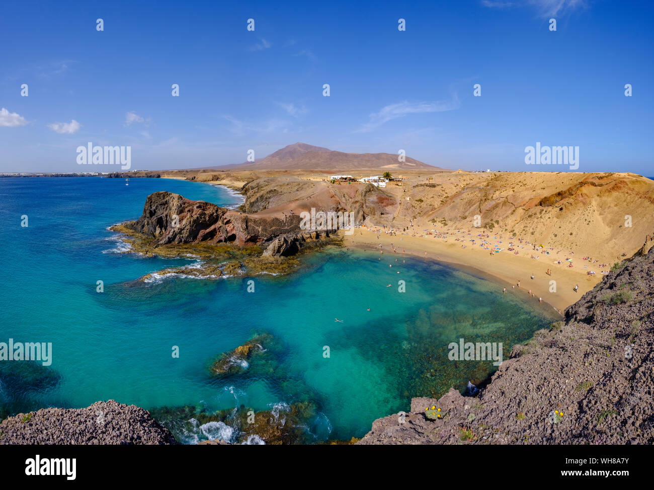Playas de Papagayo, Lanzarote, Spain Stock Photo
