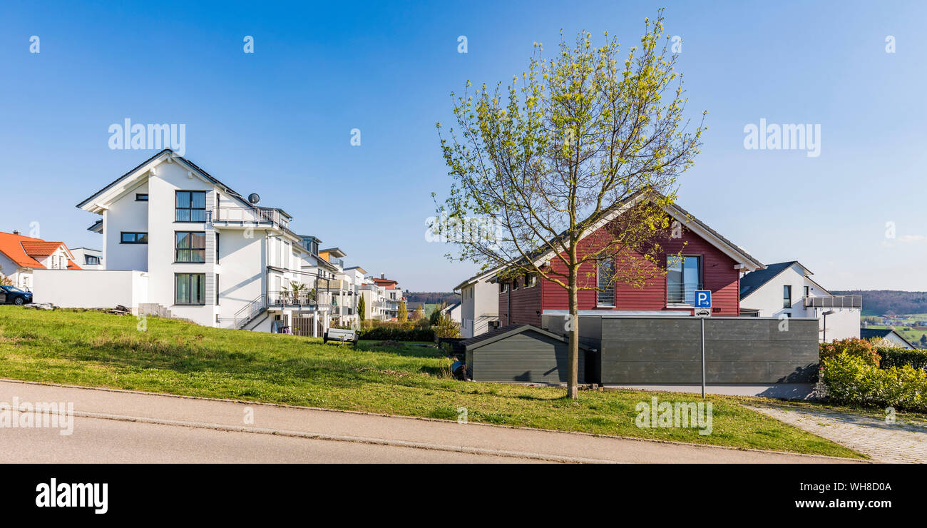 Development area Waldenbuch, Germany Stock Photo