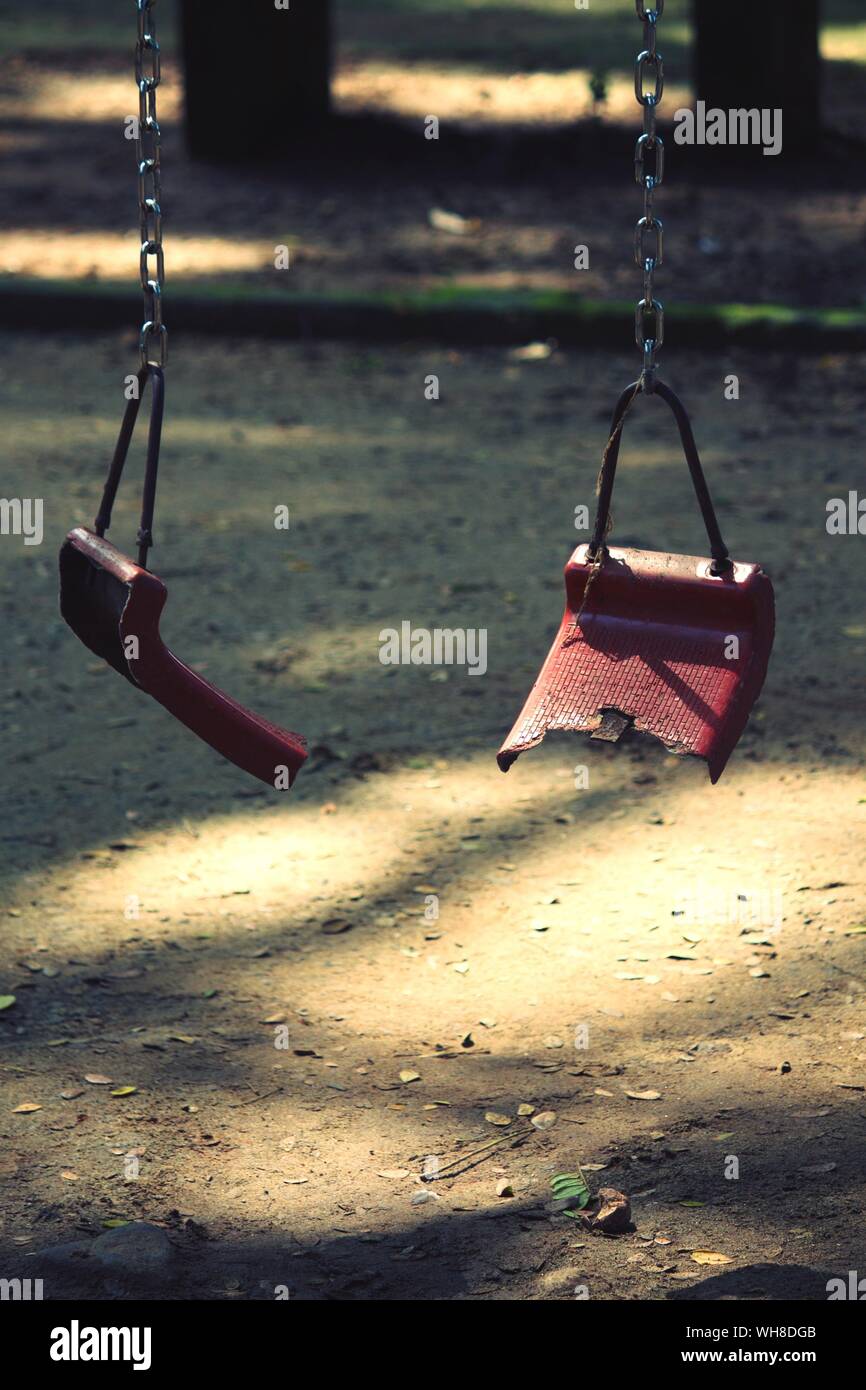 Broken down playground hi-res stock photography and images - Alamy