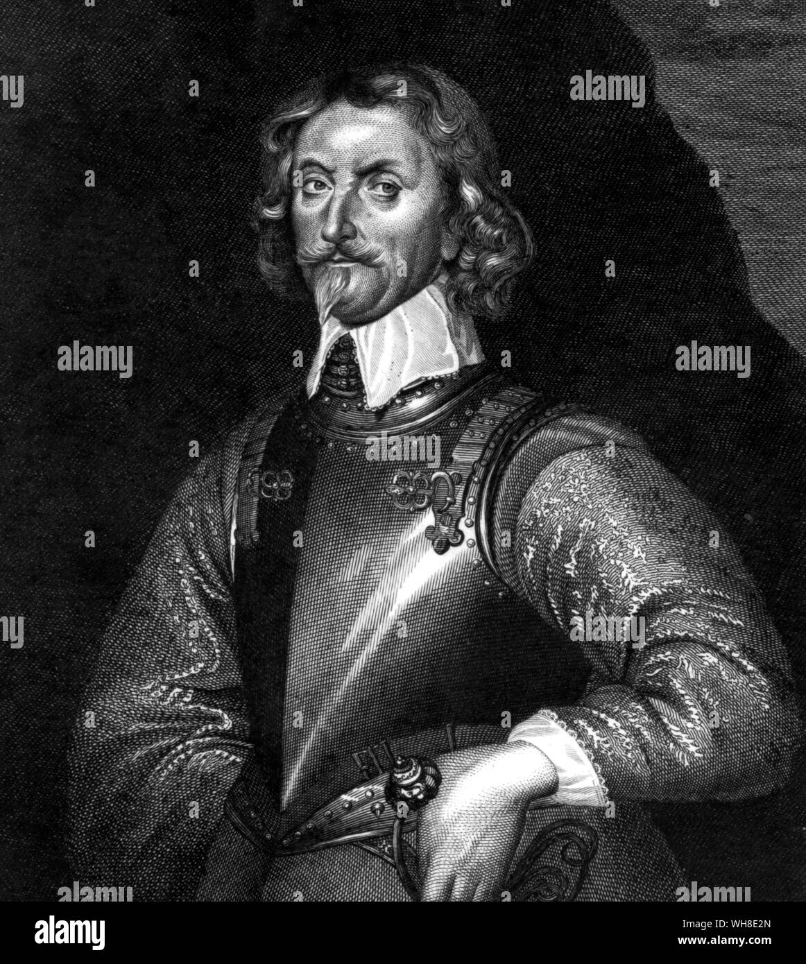 Sir Jacob Astley, First Baron Astley of Reading (1579-1652), was a Royalist commander in the English Civil War.. . Stock Photo