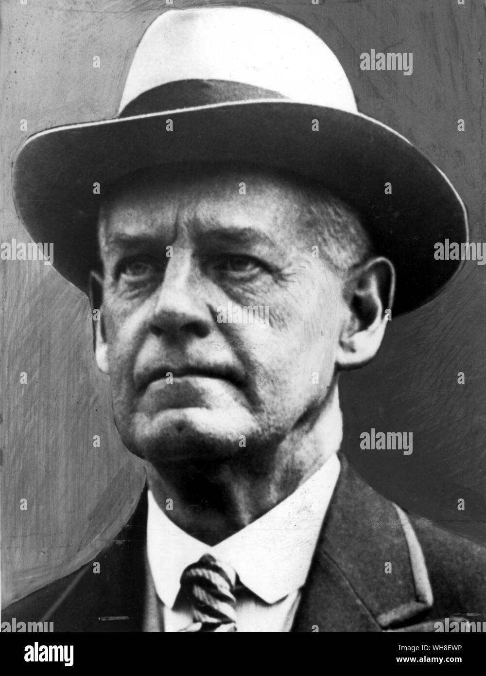 John Galsworthy, Novelist and Playwright, (1867-1933). Author of The Forsyte Saga and forty-three other books, and the winner of the 1932 Nobel Prize of Literature.. . Stock Photo