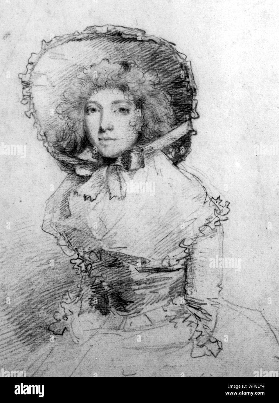 Mrs Robinson (1758-1800). English actress, novelist and poet.. Stock Photo