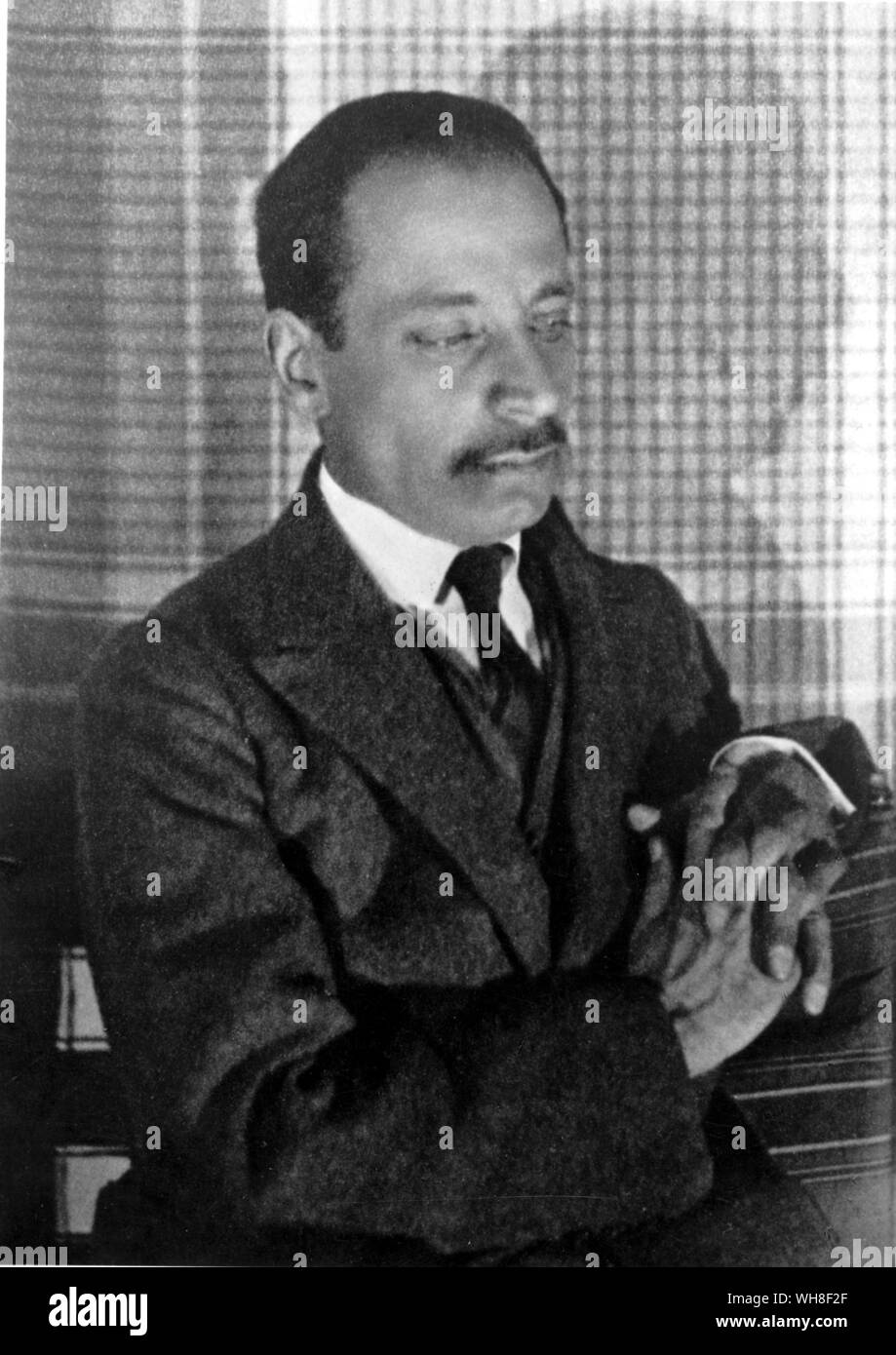 Rainer Maria Rilke (1875-1926) Austrian writer born in Prague, photograph 1925. Stock Photo