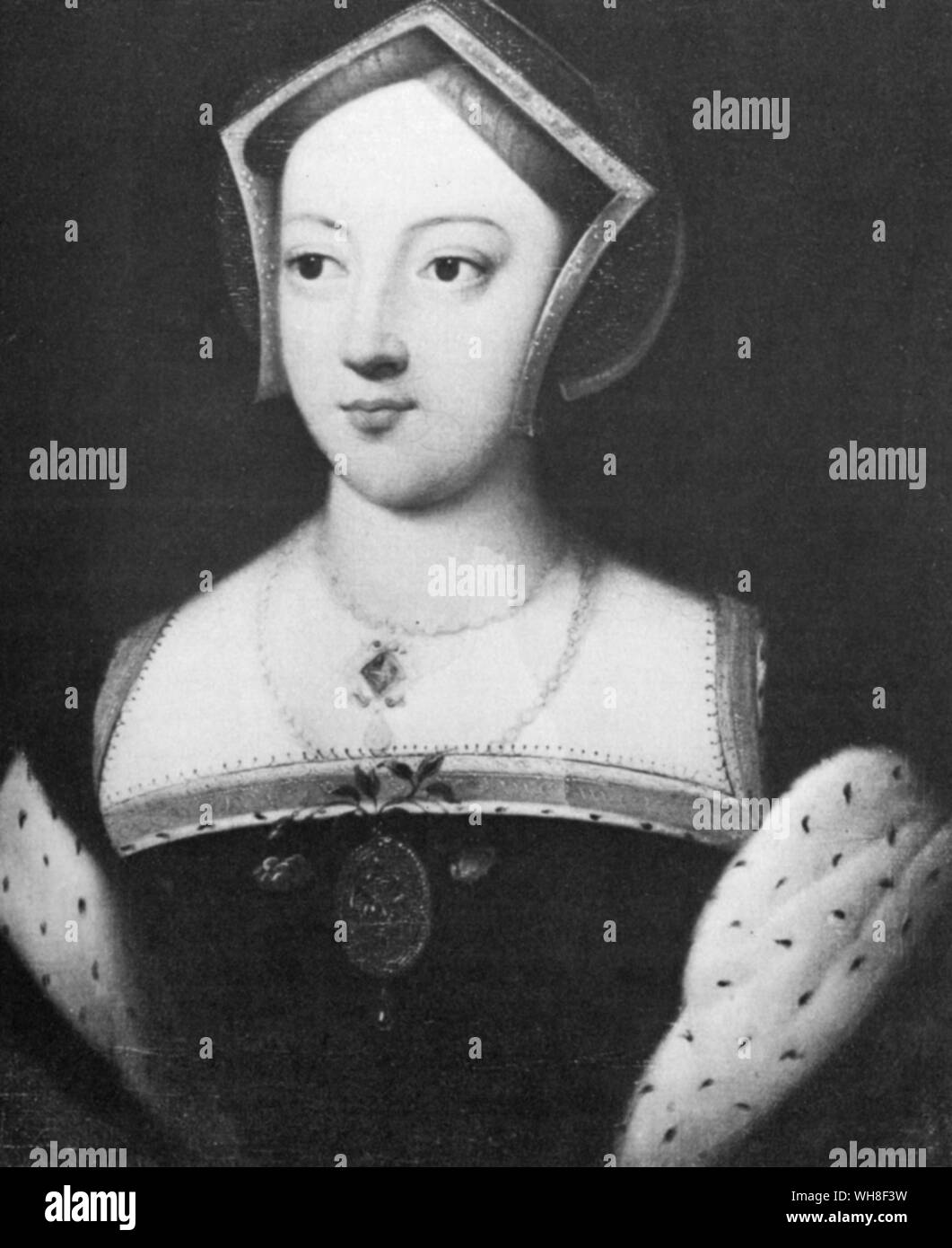Mary Boleyn, sister of Anne Boleyn, wife of William Carey, said to be mistress of Francis I of France and mistress of Henry VIII. Stock Photo