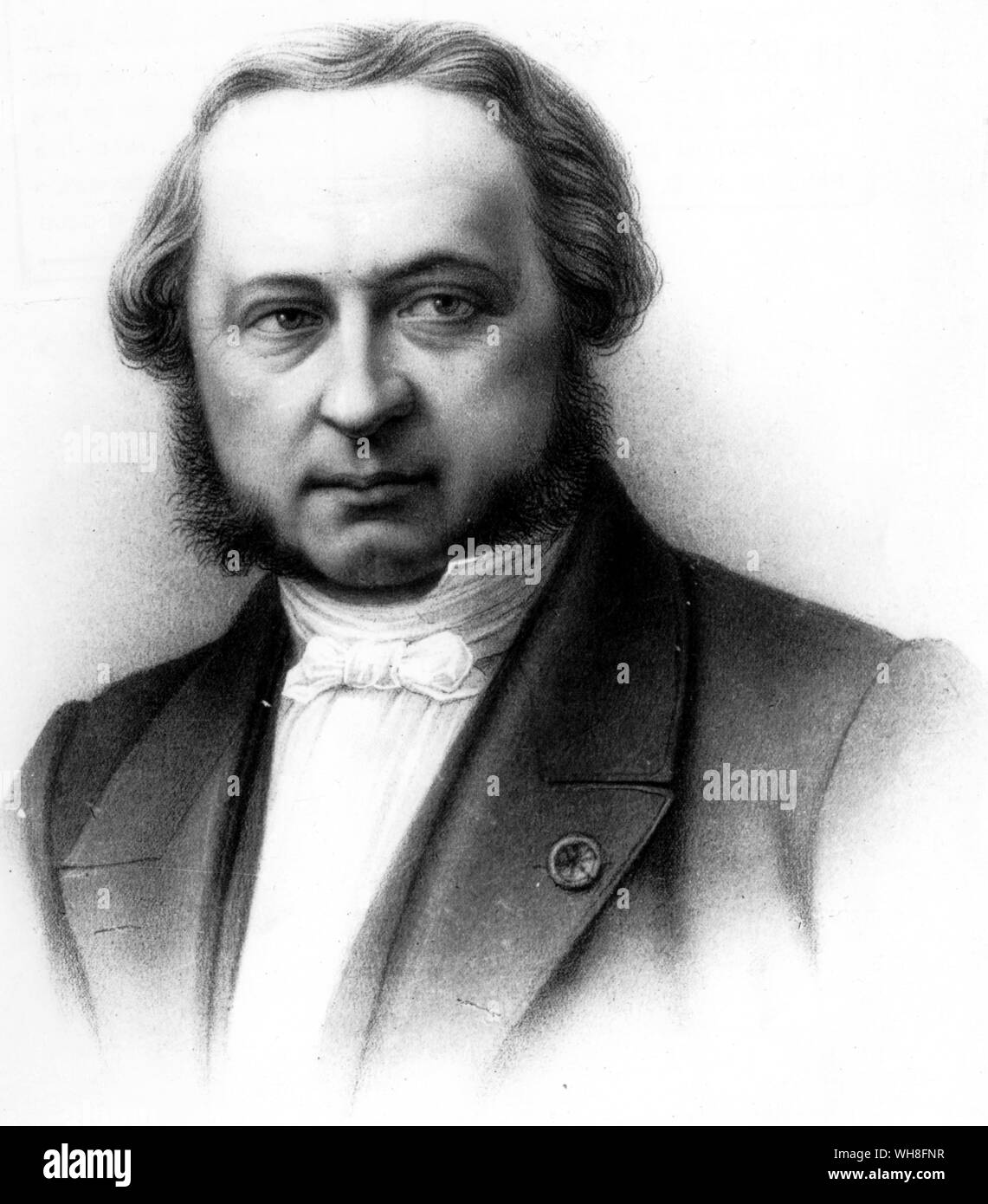 Eugène Rouher (1814-1884). French statesman of the Second Empire.. Stock Photo
