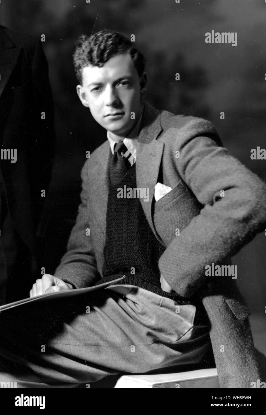 Benjamin (Edward) Britten, Baron Britten of Aldeburgh, (1913-1976), English composer. Stock Photo
