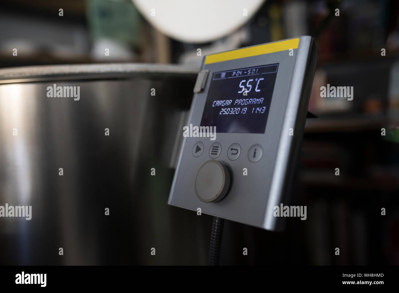 Close up temperature on a kiln Stock Photo Alamy