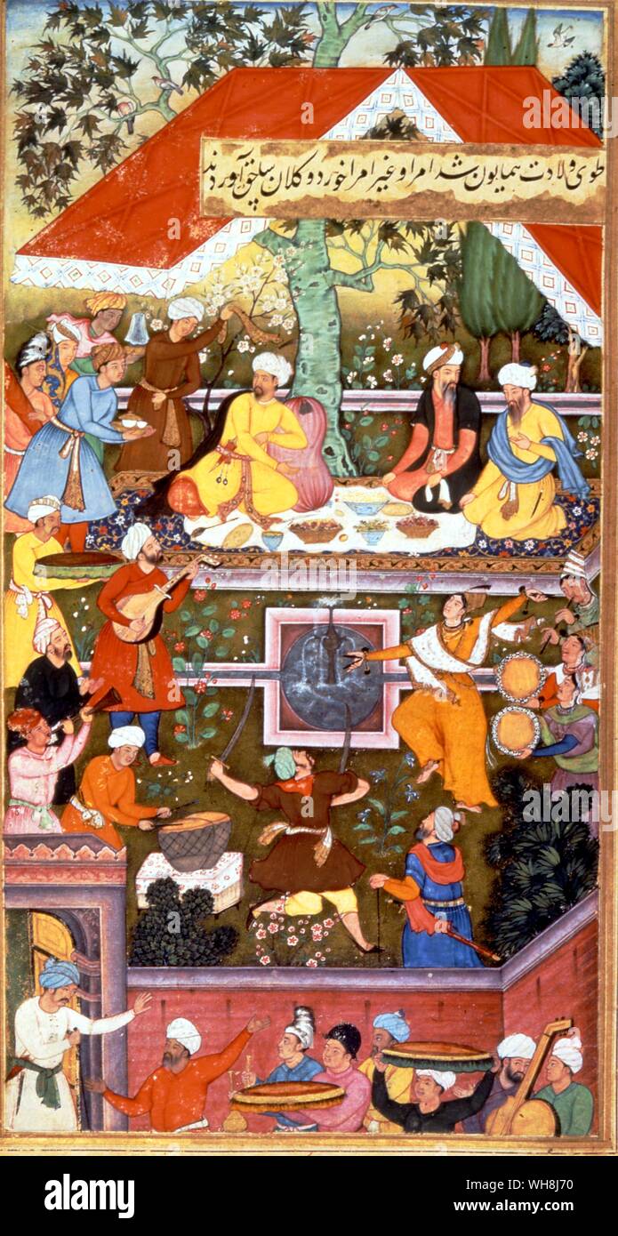 When the Mogual emperors came to northern India they continued the local tradition of elaborately spicing the food and brought Indian food to magnificent new height Stock Photo