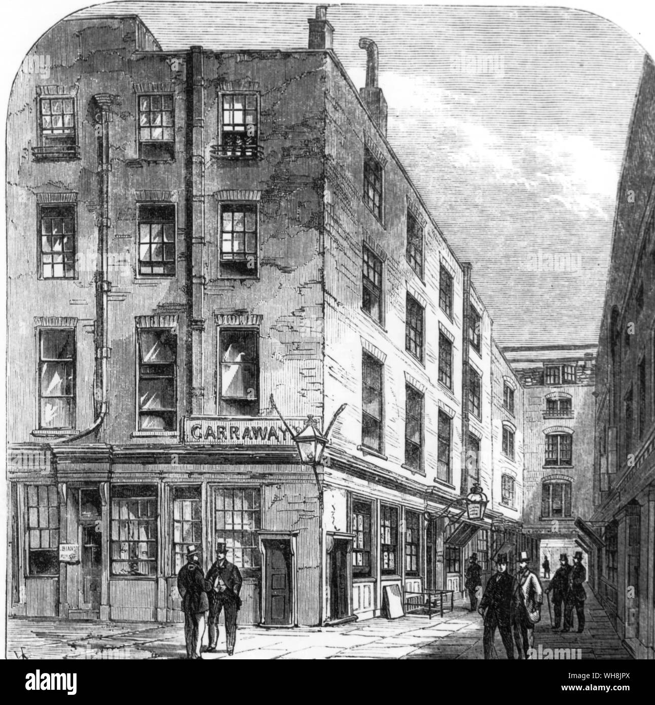 Garraway's Coffee House Change Alley Stock Photo Alamy