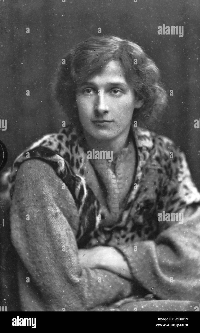 Gordon Craig as Arvirague in Cymbeline at the Lyceum 1896 Stock Photo