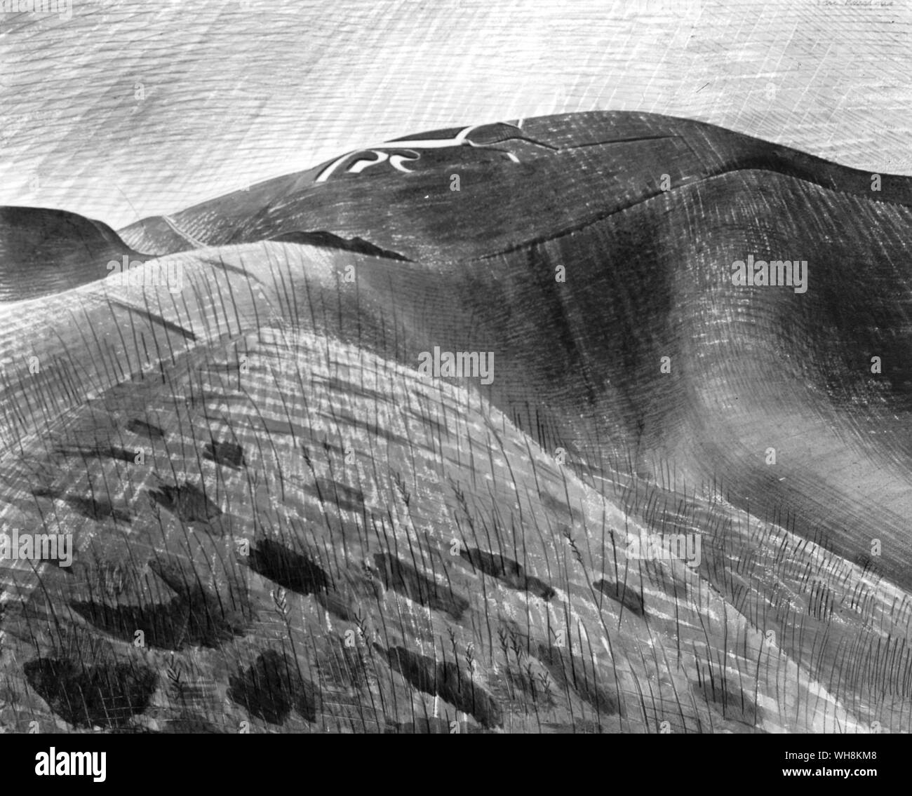 The Vale of the White Horse Eric Ravilious Stock Photo