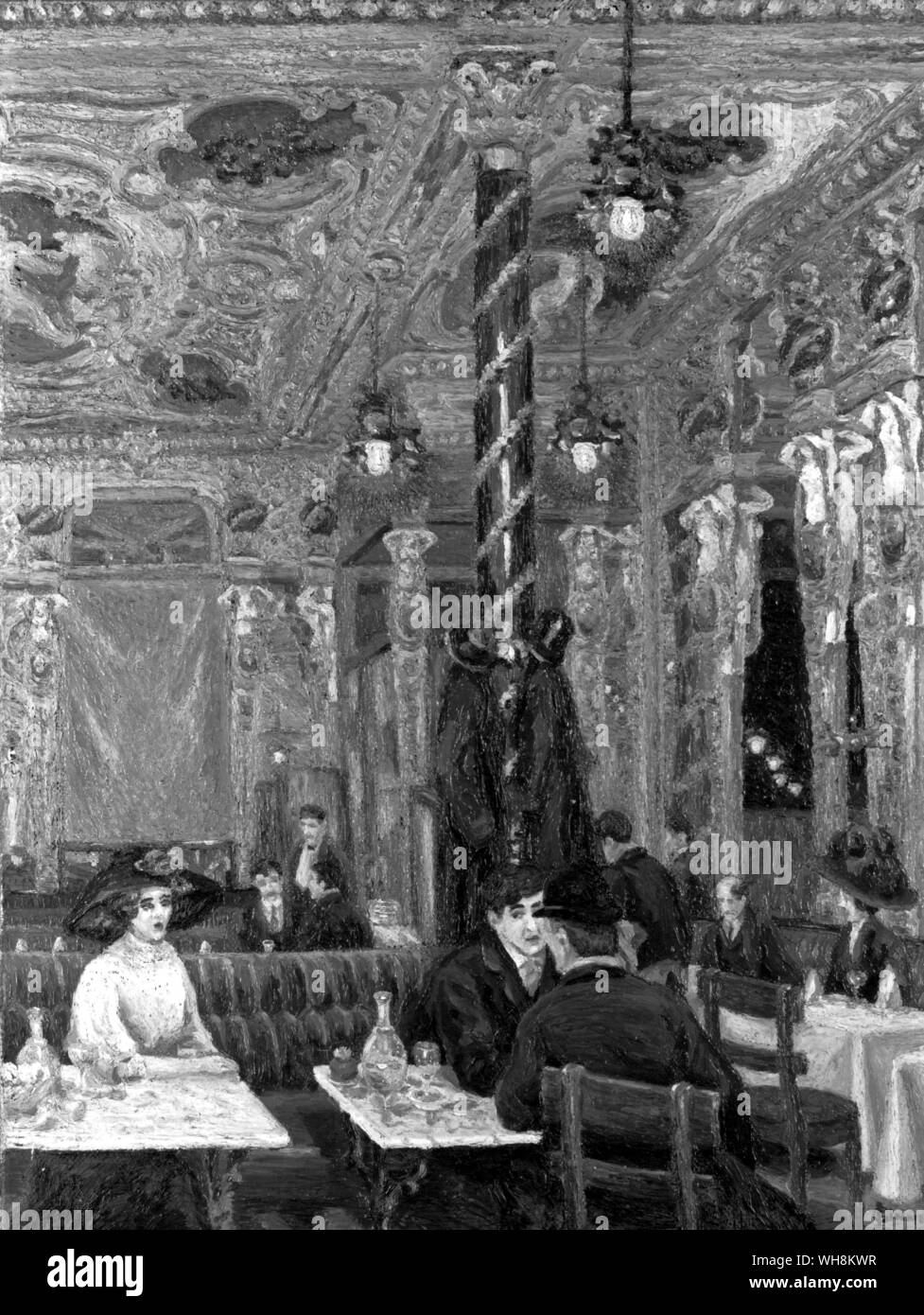 Charles Ginner The Cafe Royal Stock Photo