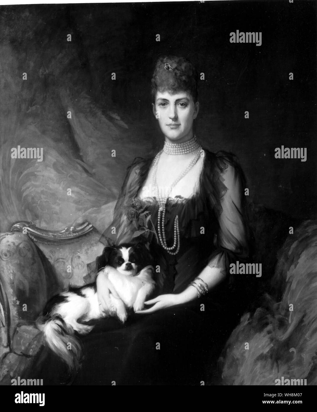Queen alexandra of england 1844 1925 Black and White Stock