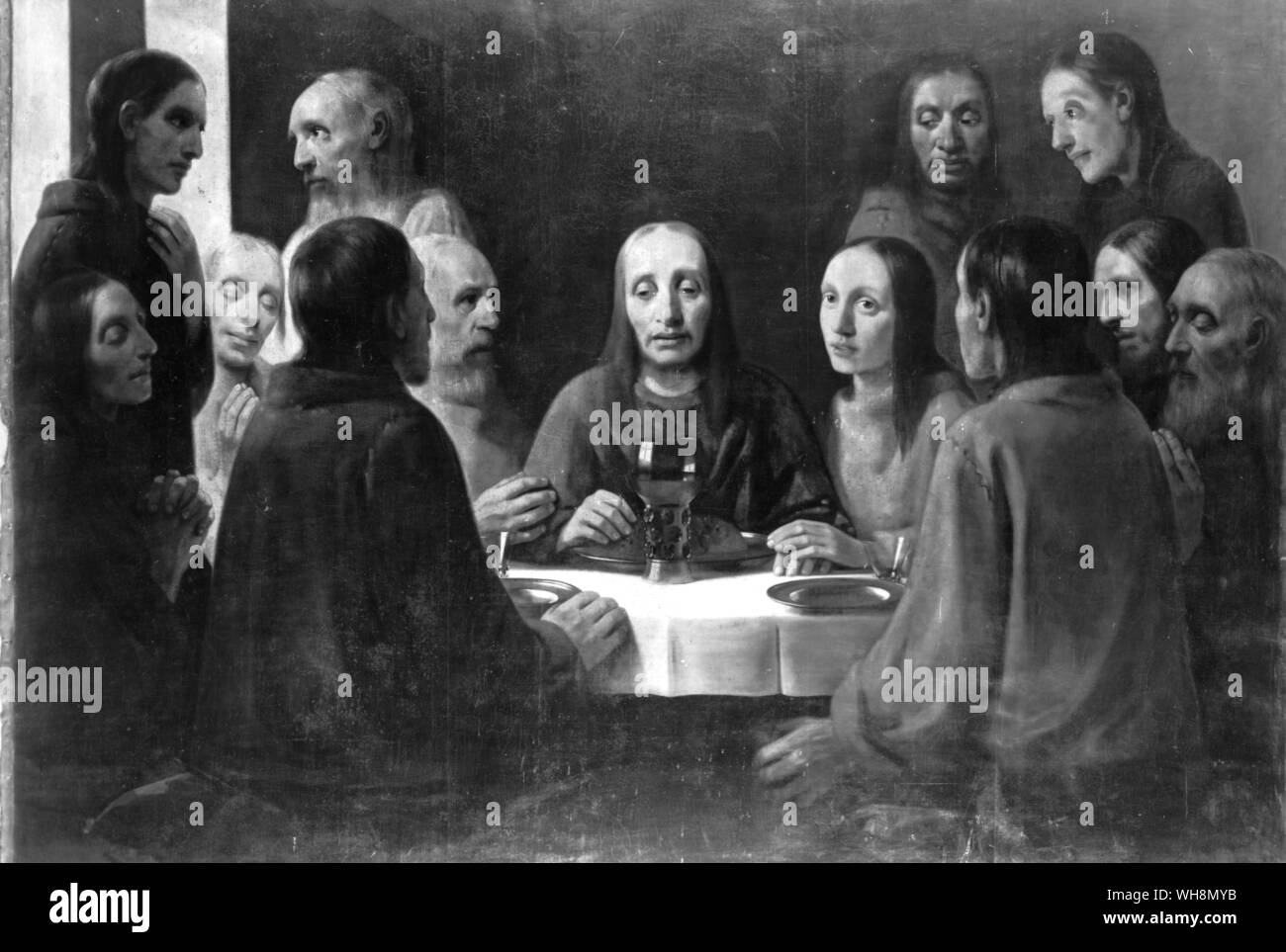 Han van Meegeren's forged Vermeer, the Last Supper Stock Photo