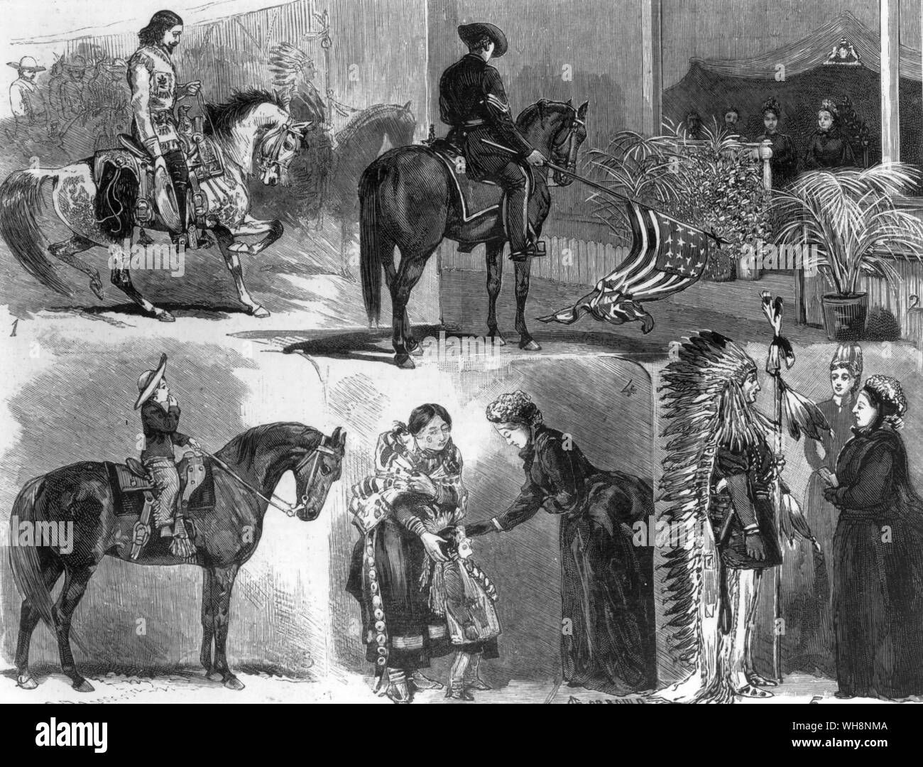 Wild west show Black and White Stock Photos & Images - Alamy
